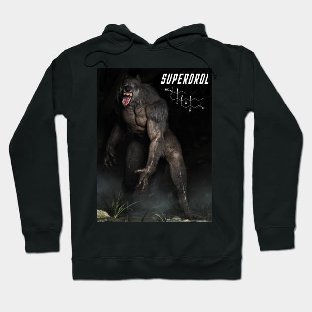 Superdrol - Werewolf Hoodie by Roidula